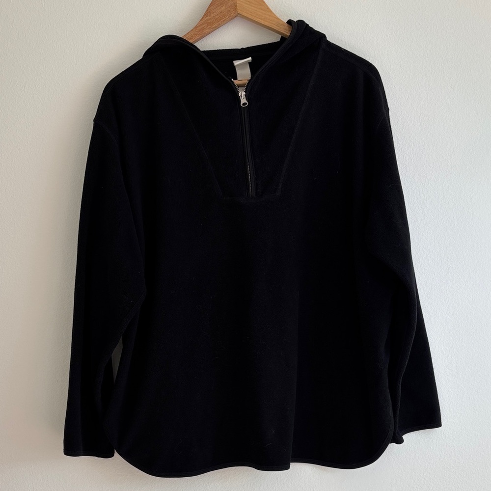 H&M Black Hoodie Sweatshirt